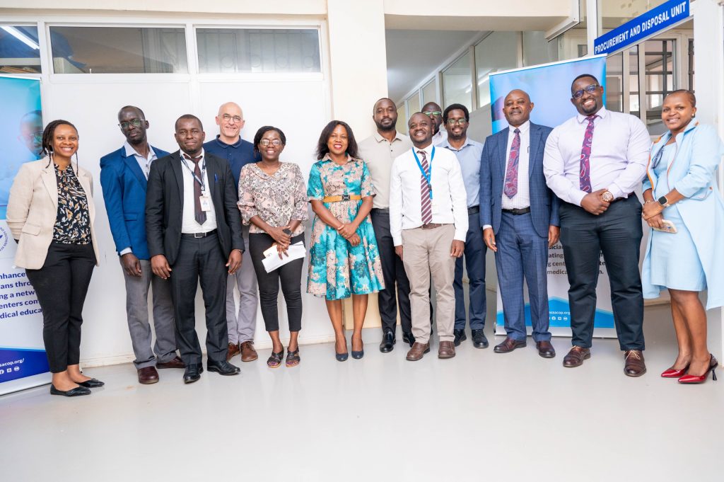 Association of Physicians of Uganda joined other partners UMDPC, ECSCOP leadership, Kiruddu Physicians